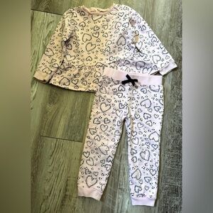 Crown and Ivy Heart Jogger Set